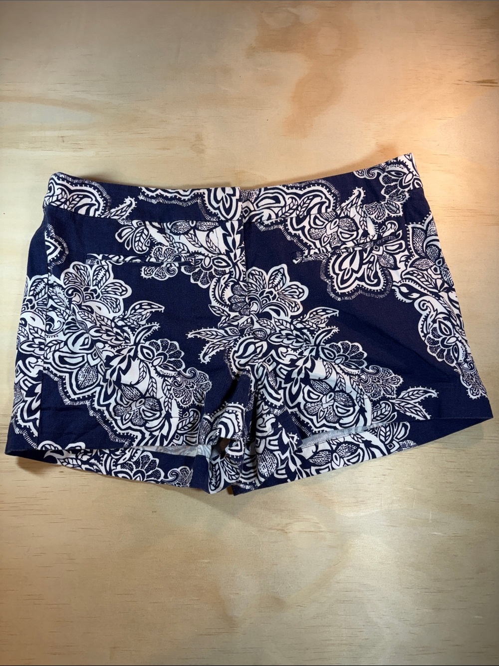 Dalia Collection Paisley Chino Shorts